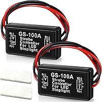 Vista 10 de Módulo Controlador de Luz de Freno Intermitente y Estroboscópica, Módulo Flasher Auto LED para Motocicletas, Coches, Camiones, Luces de Freno GS-100A
