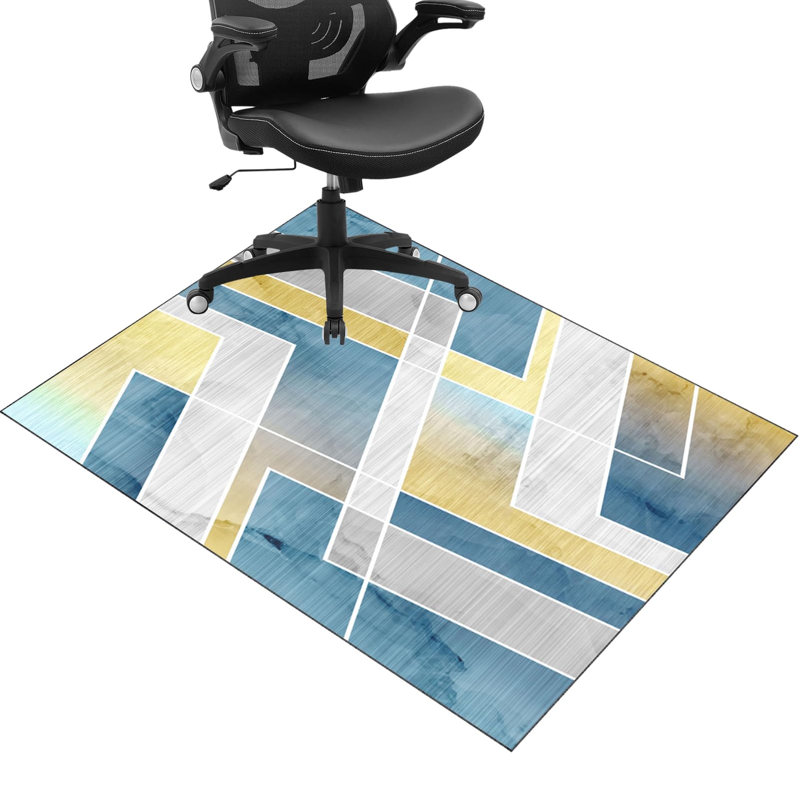 Office Chair Mat for Carpeted Floor, Computer Gaming Chair Mat, Heavy Duty Carpet Protector Chair Mat for Easy Glide, Carpet Chair Mats, Hardwood Floor Protector Mat for Home and Office 180 x 230 cm — image 1