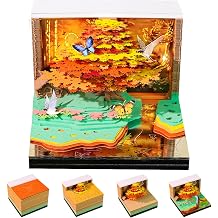 3D Calendar 2027,3D Art Calendar Memo Pad 2027,Time Piece calendars 2027,3D Paper Art Notepad,Phoenix Tree Desktop Decoration,New Year,Christmas Gift Phoenix Tree