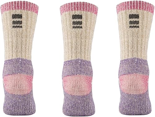 Miniatura 2 de MERIWOOL - Calcetines de lana merino, para senderismo para niños (3 pares)