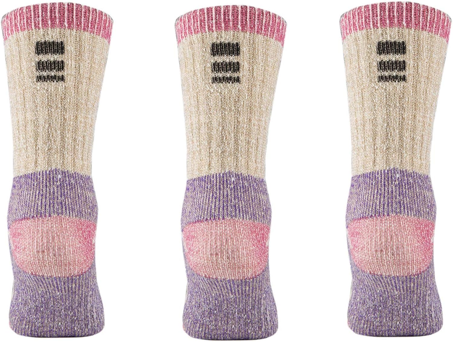MERIWOOL Merino Wool Kids Hiking Socks for Children 3 Pairs : Clothing, Shoes & Jewelry