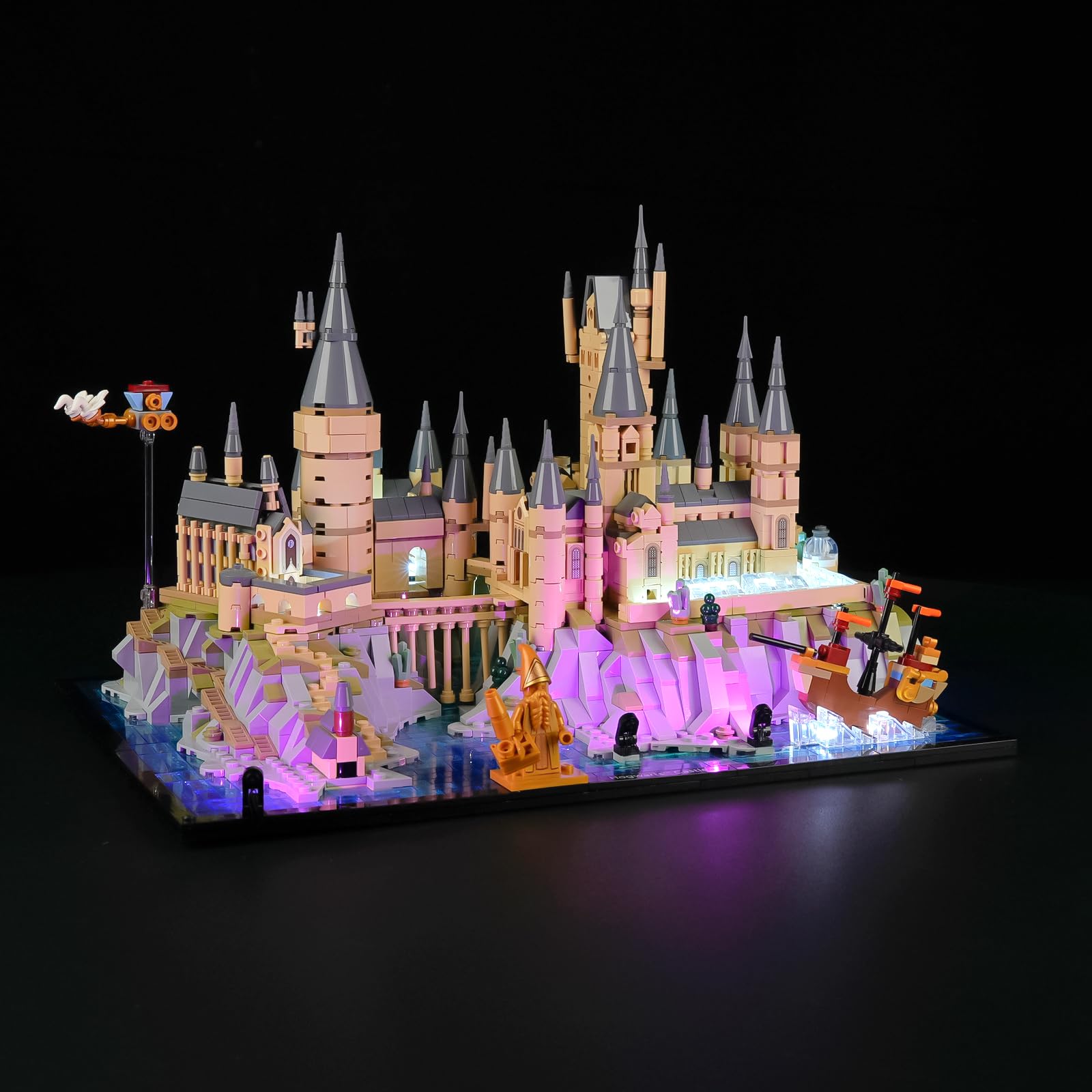 LIGHTAILING Led Light for Lego-76419 Hogwarts-Castle and Grounds - Valentine’s Day Edition - Easy Install, Hidden Wiring, Home Decor & Gift-Ready (Model Not Included)