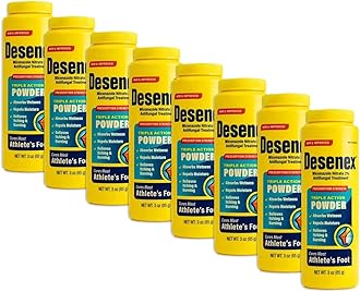 DesenexAF Shake Powder for Foot Care, 3 Ounce (Pack of 8)