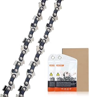 2 x 16 inch Chainsaw Chain 3/8"LP 55 Drive Links 0.50" Gauge Low Kickback Compatible with Stihl 018 MS180 MS181 MS200T MS211 MS201T MS231