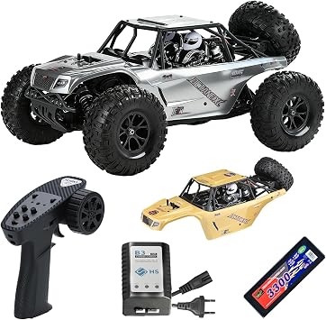 Octane 1/10 Scale 4WD Brushless High-Speed RC Cars for Adults, 55+ KM/H RTR Remote Control Car, Off-Road Electric Sand Buggy for Desert/Rock Crawling - Ready to Run