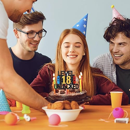 Miniatura 5 de Decoración para tartas de videojuegos, decoración de pastel de cumpleaños, desbloqueado de nivel, decoración de pastel de cumpleaños de nivel