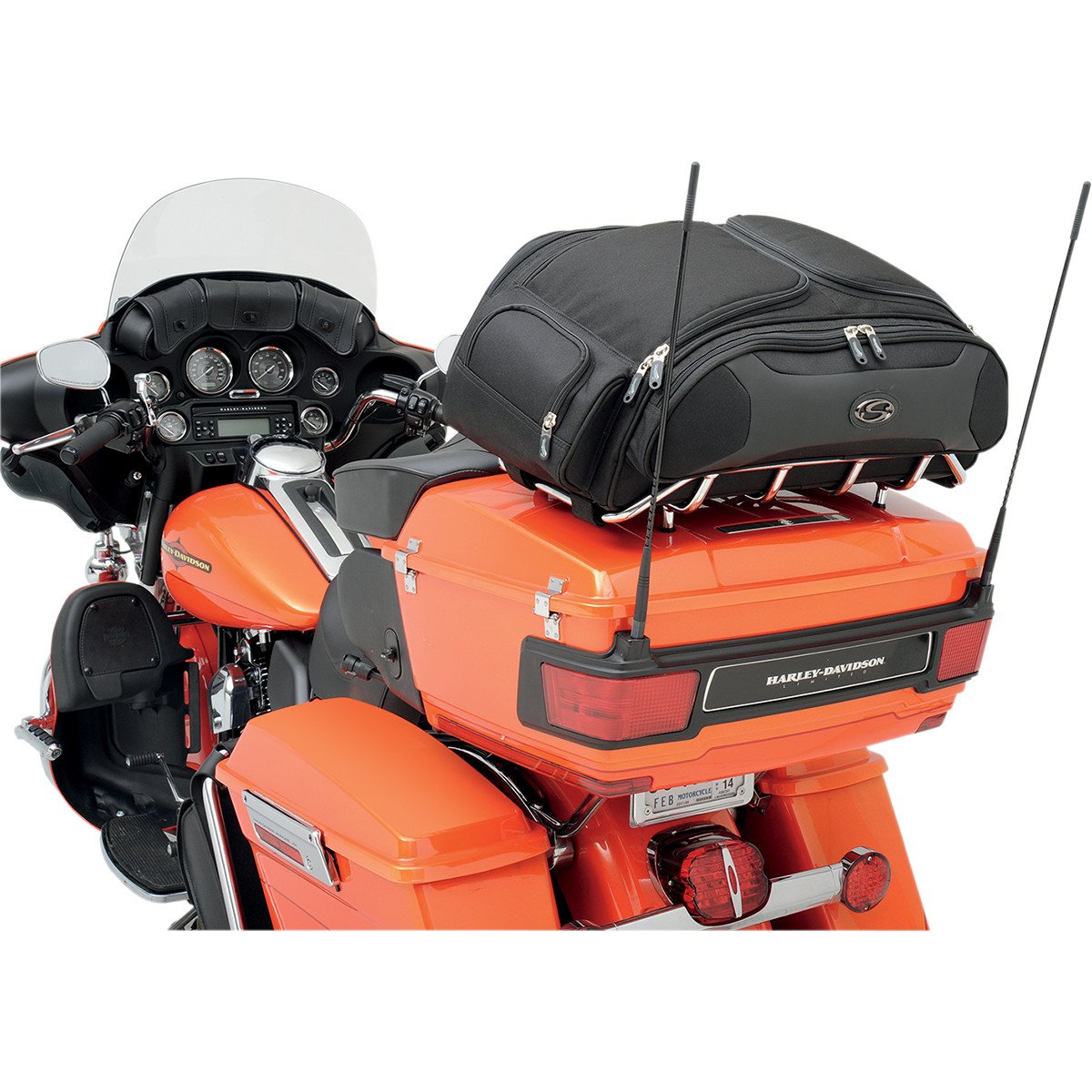 Saddlemen 3515-0140 Bolsa Deportiva para Maletero y Rack, Color Negro, 15.7 Pulgadas de Ancho x 14 de Alto x 9.5 de Profundidad