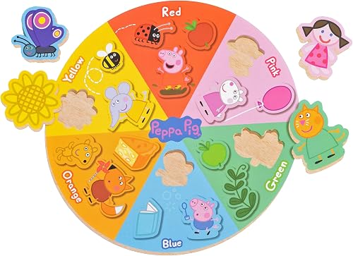 Peppa Pig Shape Sorting Puzzle 18-Pieces Set