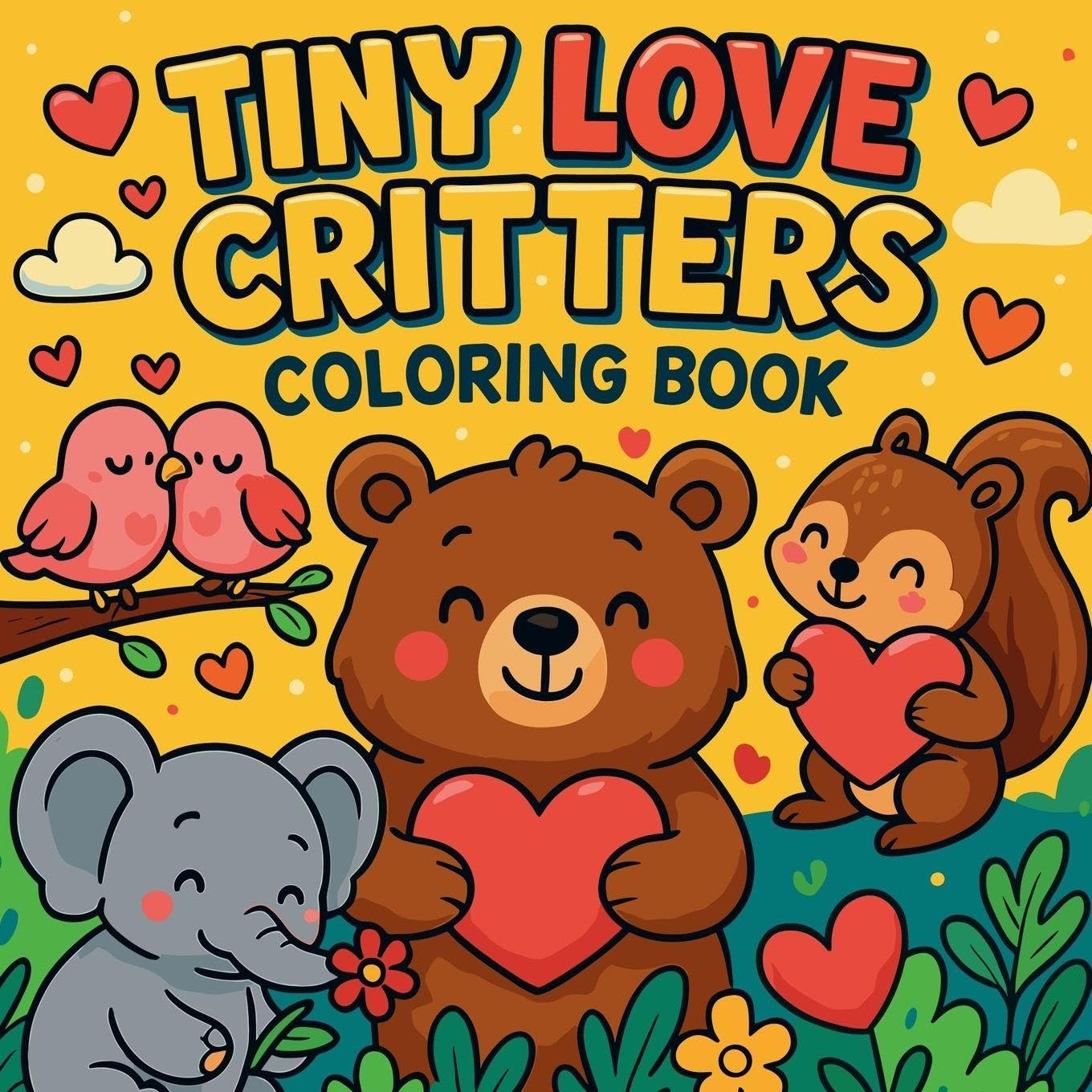 Tiny Love Critters - Coloring Book