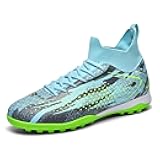Soccer Cleats Mens Womens Turf Soccer Shoes Indoor Unisex AG TF Football Boots Adult Youth Wide Training Shoes Outdoor