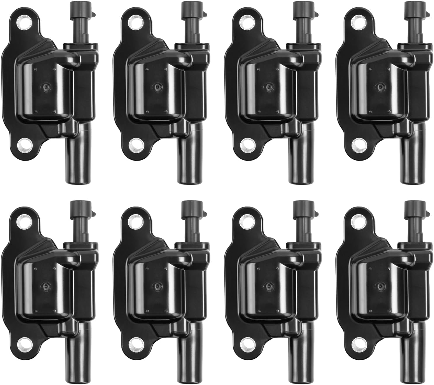 Square Ignition Coil Pack Compatible with Silverado Express Avalanche Tahoe Suburban Sierra Yukon Escalade 2007 2008 2009 2010 2011 2012 2013 5.3 V8 8Pcs Replace UF413 12611424
