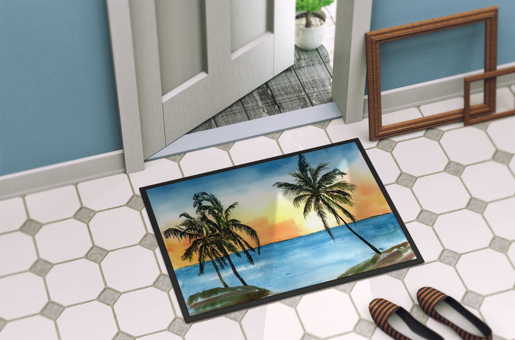 Caroline's Treasures - Tappetino per interni ed esterni, 45,7 x 68,6 cm, multicolore