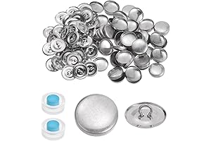 HARFINGTON 100 Sets Self Cover Upholstery Buttons Kit