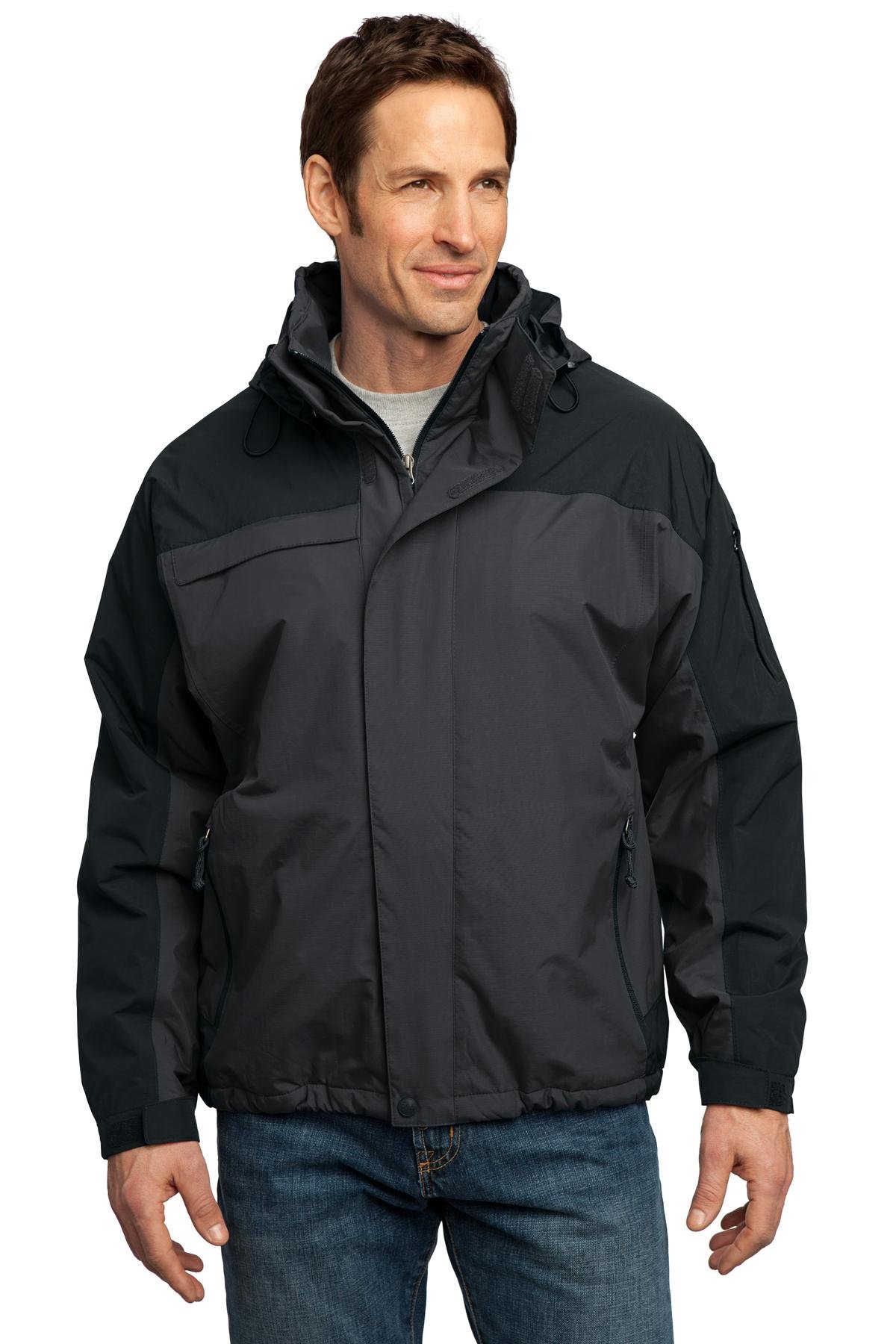 Port Authority Tall Nootka Jacket XLT Graphite/ Black