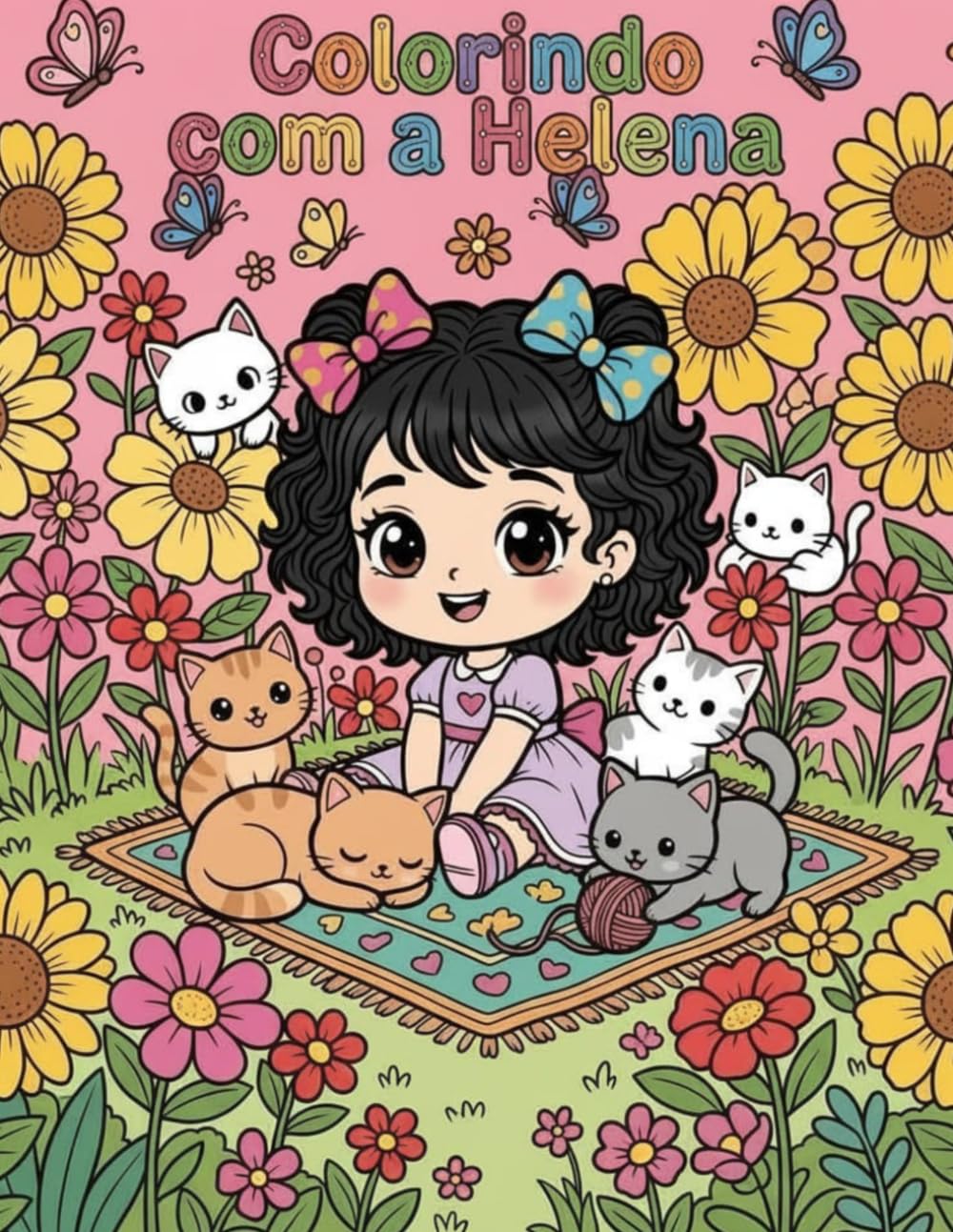 Colorindo com a Helena: Livro de colorir infantil