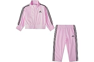 adidas Baby Tracksuit: Zip Front Colorblock Tricot for Comfy Movement