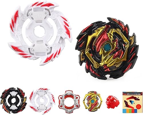 Miniatura 4 de Bays Blade Battling Tops Bey Burst Spinning Starter Booster B-145 GT DX Venom DiábolosDevolos. Vn.Bl Toys Metal Plastic Fusion Gift con lanzador