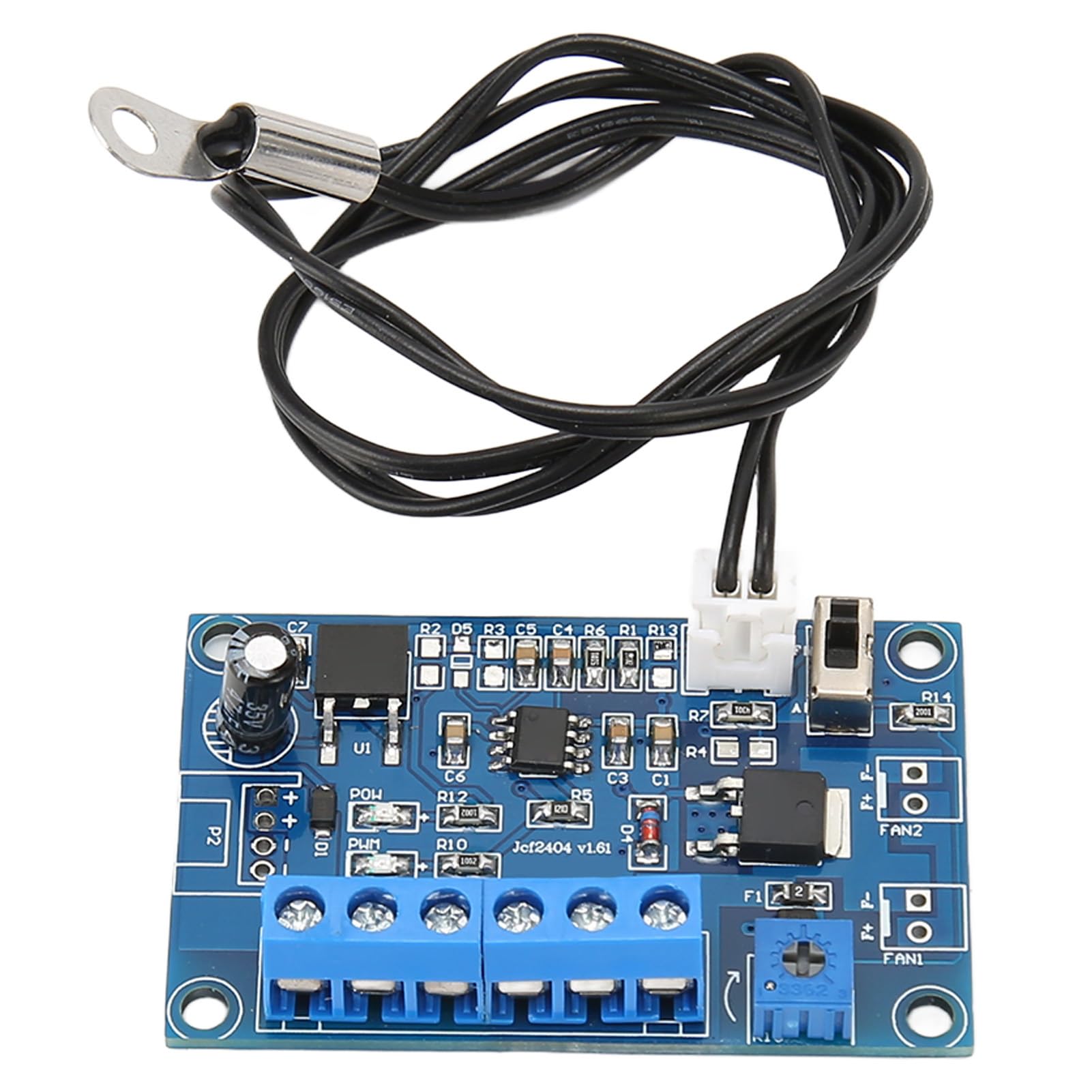 PWM Lüfter-Temperaturregler DC 12V/24V – PCB-Modul Für Drehzahlsteuerung Von Ventilatoren