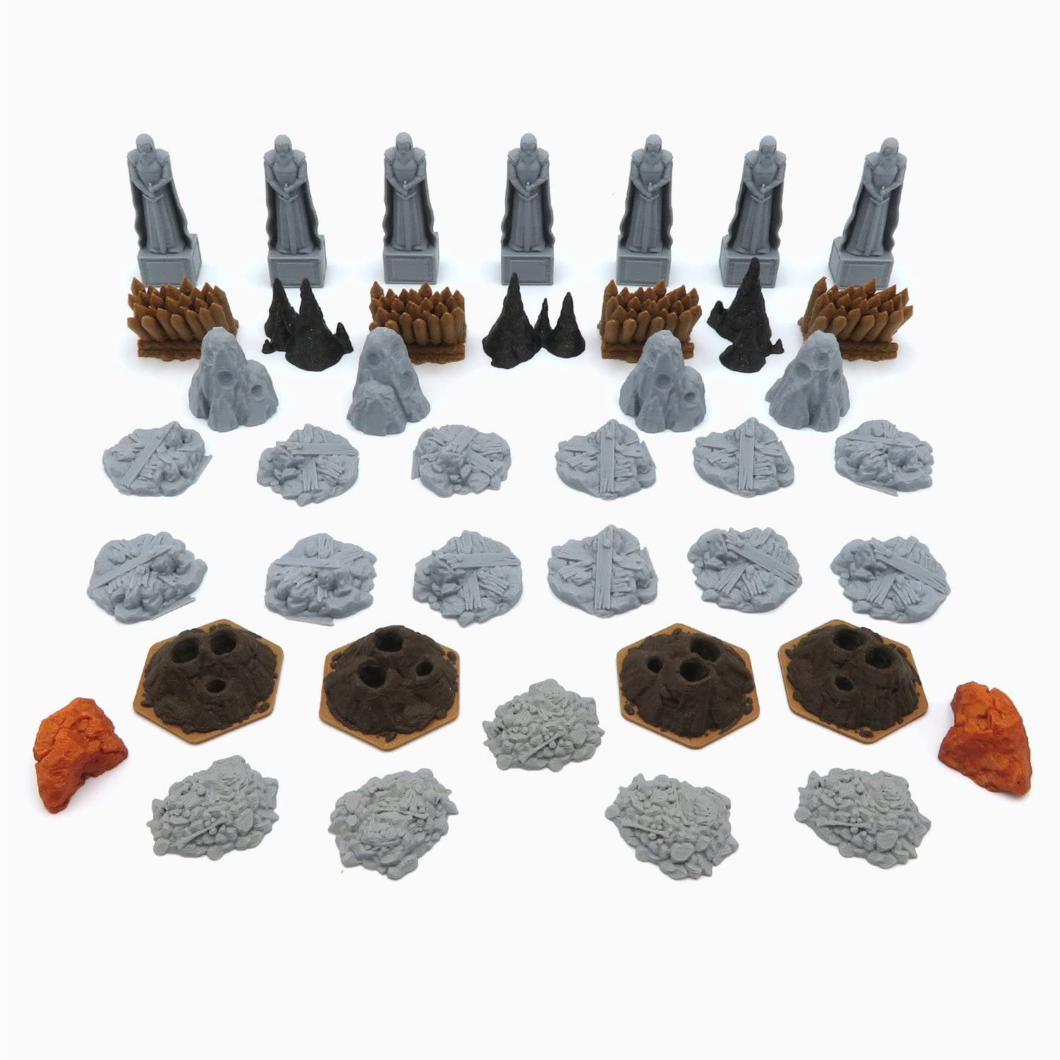 BG Expansions - Confezione completa Premium di scenografia per Gloomhaven | 139 pezzi 3D | Costruzioni, mobili, natura, trappole ed extra | Accessori compatibili e dettagliati a colori