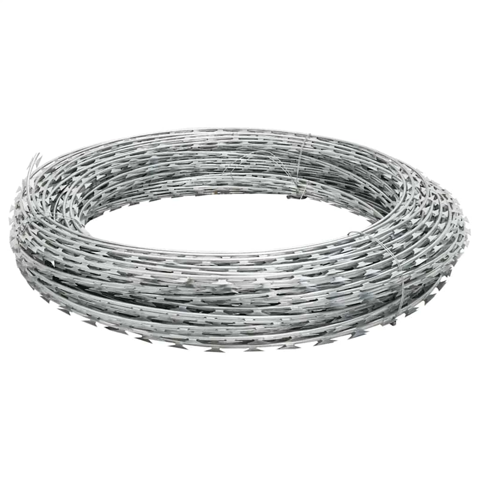 Gecheer Alambre de espino Concertina Acero galvanizado BTO-22 150 m