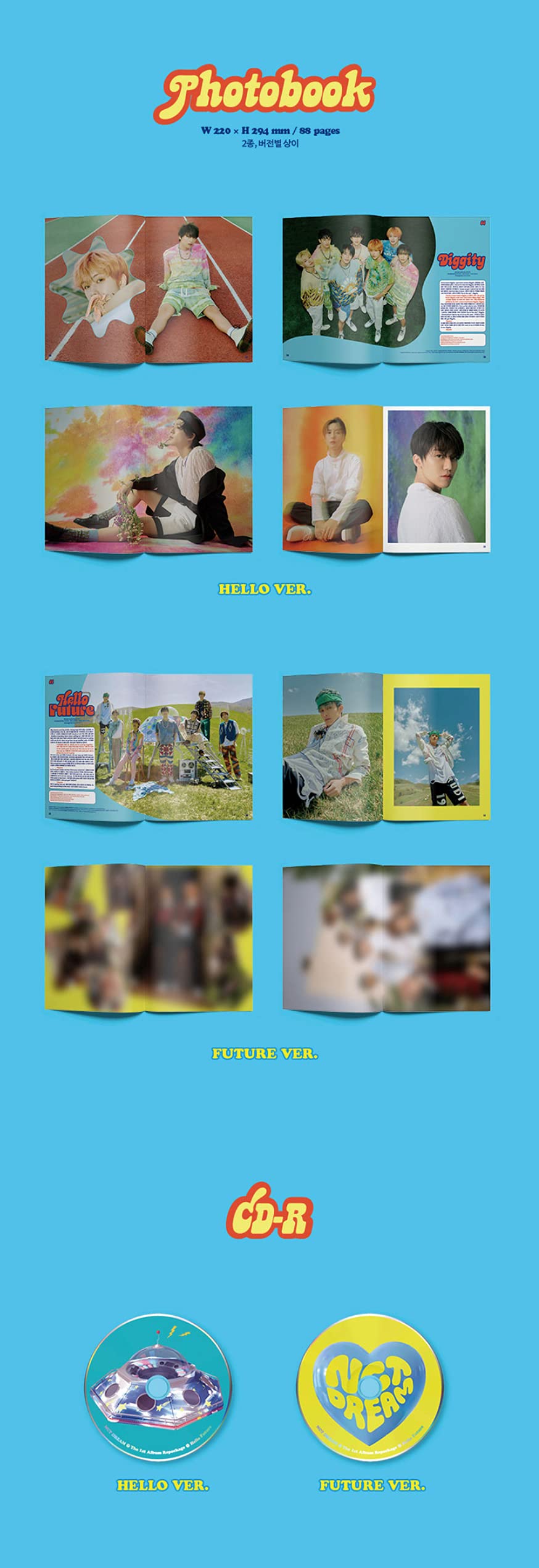 NCT Dream Hello Future [Photo Book Ver.] 1st Repackage Album