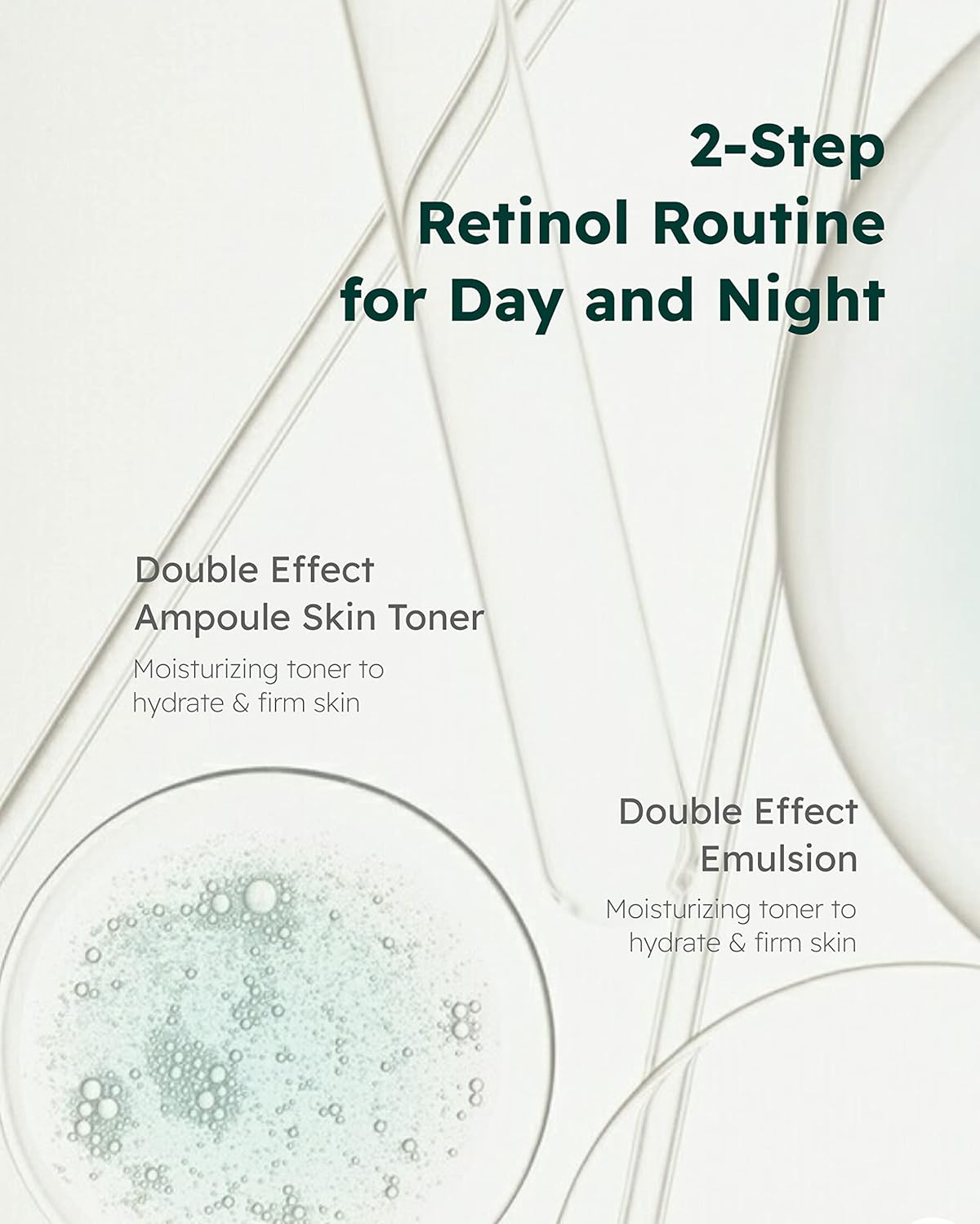 ISA KNOX AGE FOCUS PRIME Double Effect Ampoule Toner, PRIME Wrinkle For All Serum & PRIME Eye For All Cream (177 ml/5.99 fl oz) - Korean Skin Care by LG Beauty. Daytime Retinol. - Image 5
