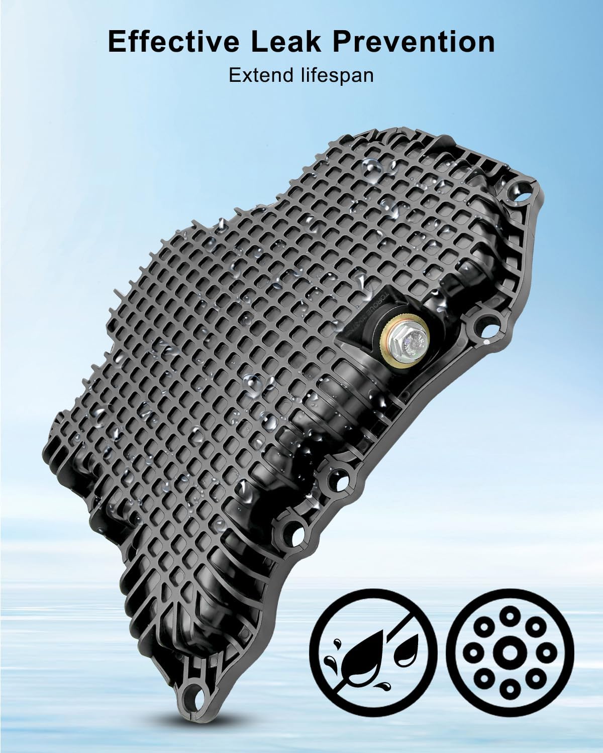 Oil Pan with Gasket Fit for Nissan Rogue 1.5L Engine 2023 2024 Replace 11110-6RC1B 111106RC1B 11110 6RC1B