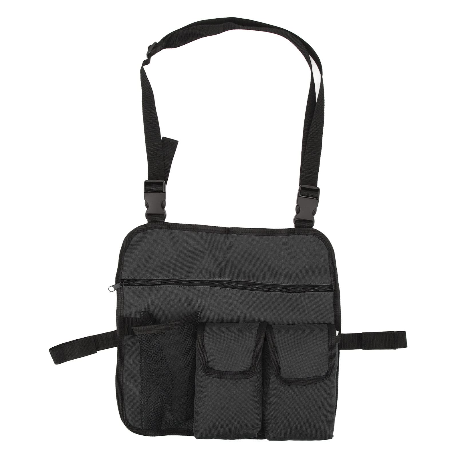 Borsa Portasedia Pieghevole Impermeabile 600D Oxford – 42x120 Cm, Con Tracolla Regolabile, Per Campeggio E Picnic, Colore Nero
