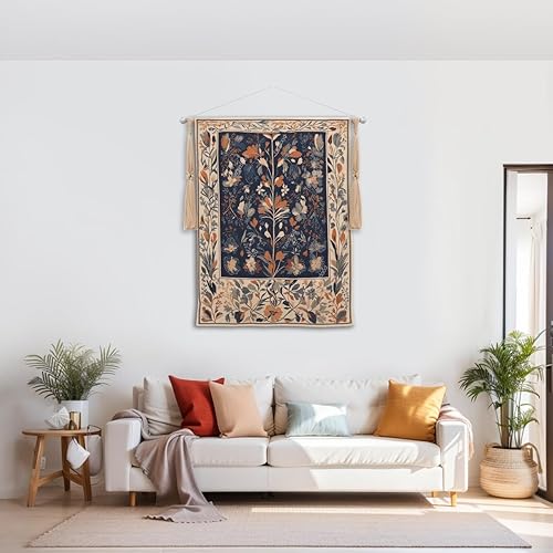 Miniatura 6 de Tapiz colgante telescópico para colgar tapices estéticos para habitación, decoración escalable para colgar en la pared, barra (17-32 pulgadas,