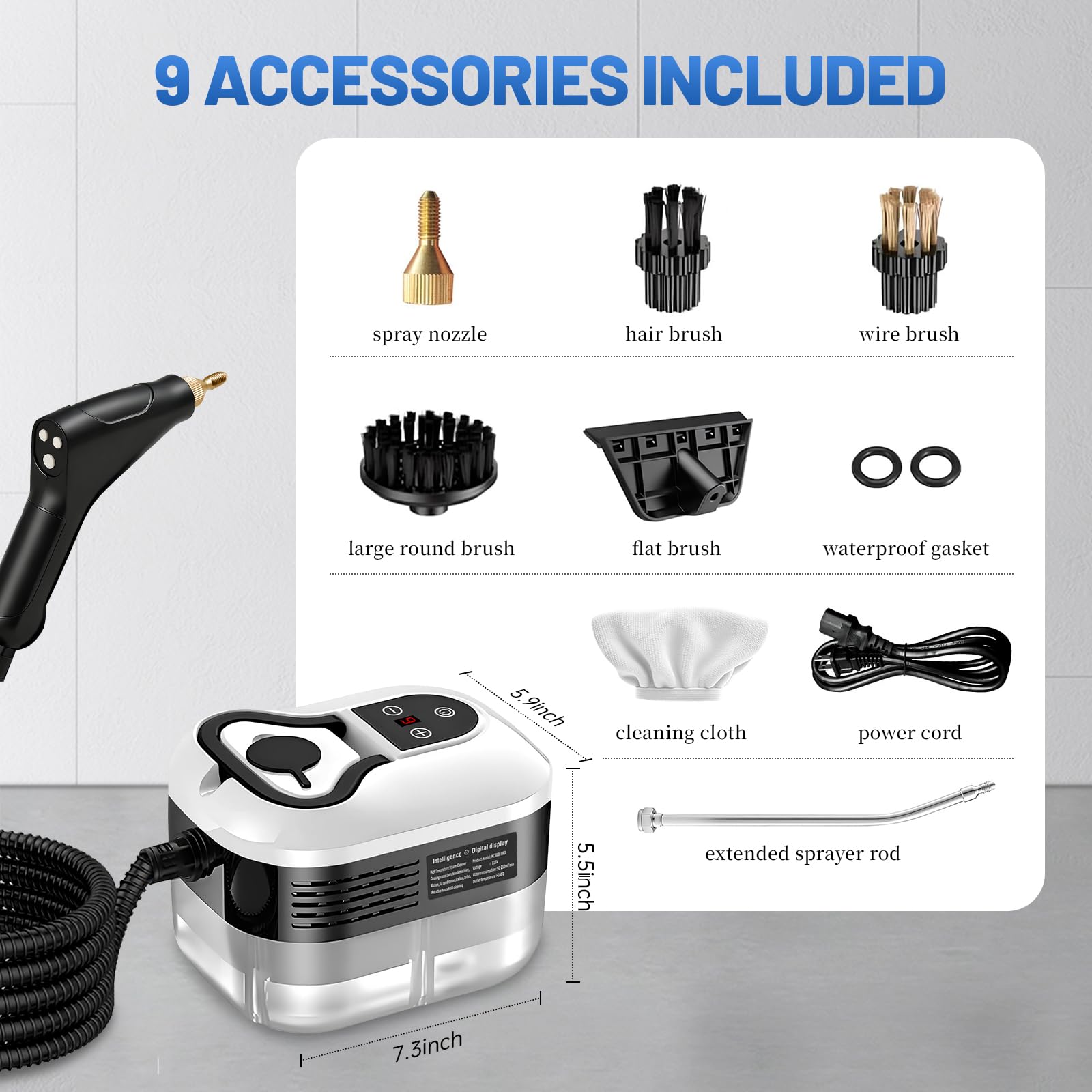 SRGARH Steam Cleaner - Powerful Home & Car Cleaning -5 SRGARH Steam Cleaner - Powerful Home & Car Cleaning -5