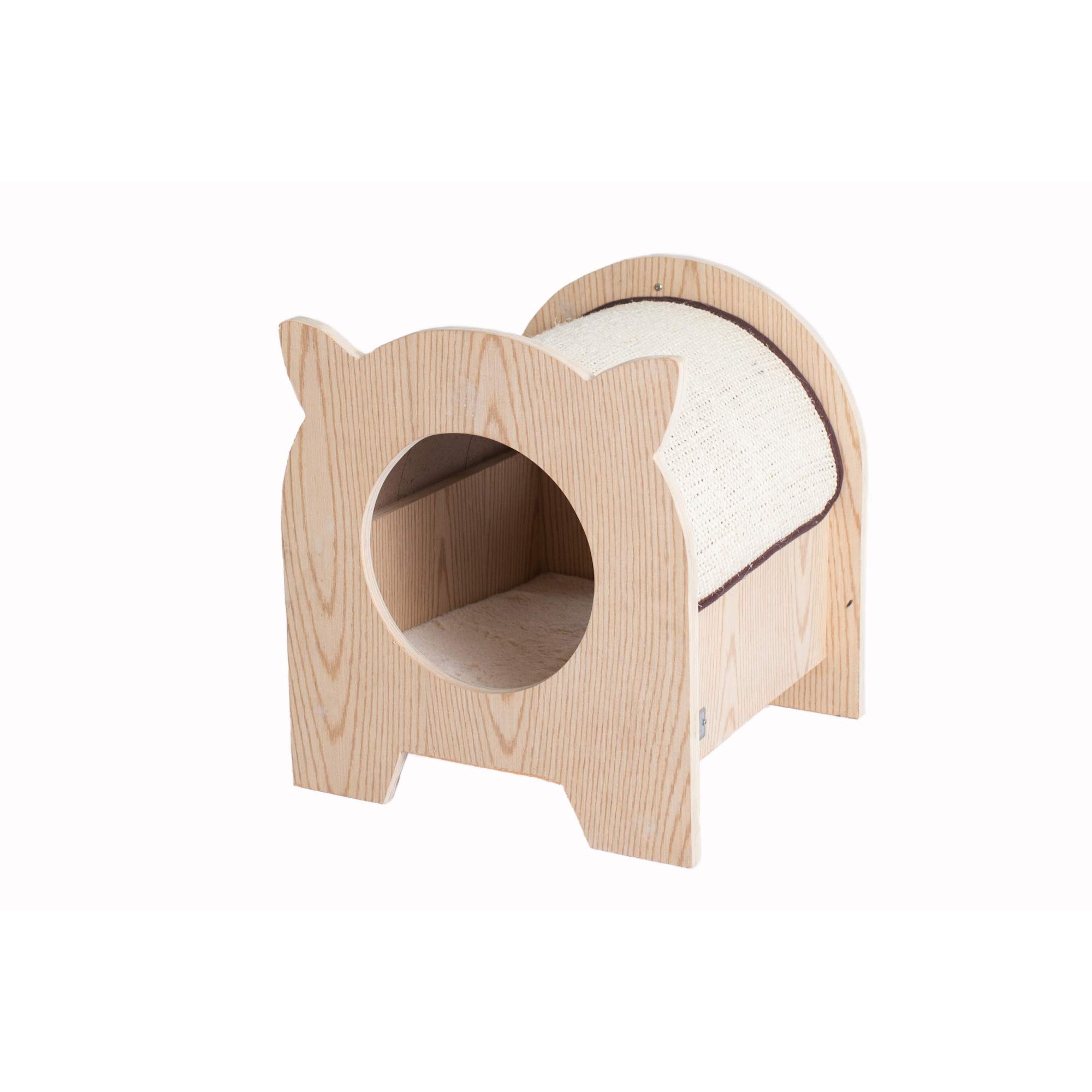 ArmarkatModel S1203 Premium Wood Cat Hideaway, 15""(l) x 15""(w) x 16""(h)