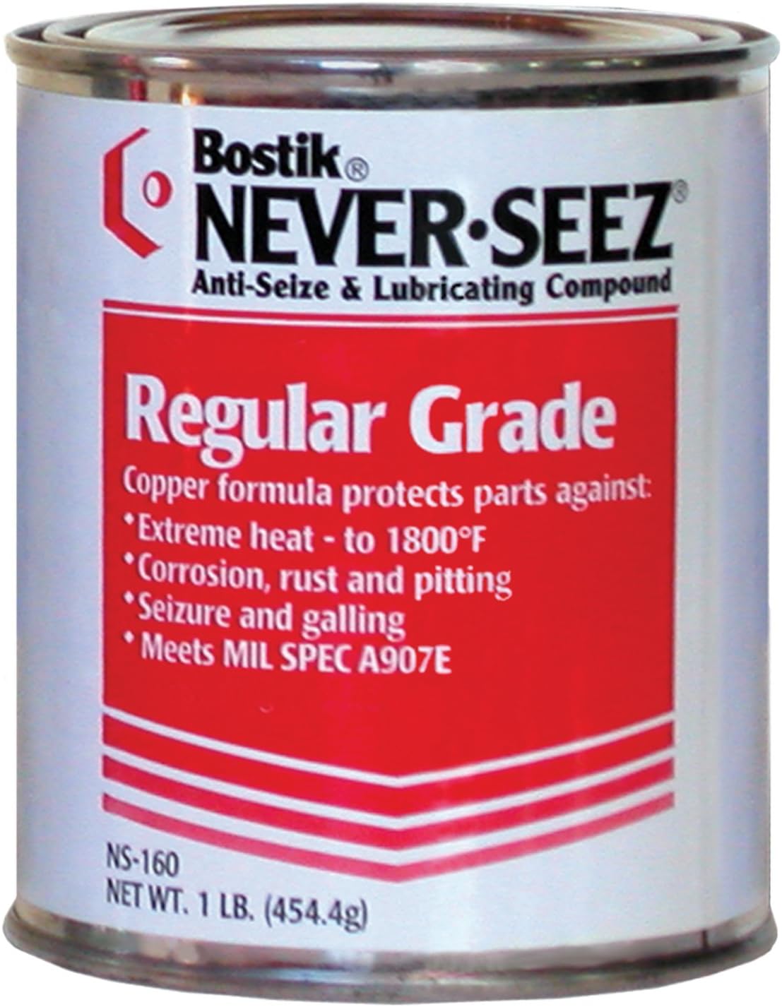 Bostik Never-Seez NS-160 Regular Grade Compounds, 16 oz., 1 lb. Flat Top Can
