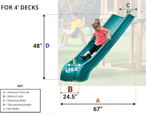 Miniatura 8 de Swing N Slide Tobogán verde, Azul