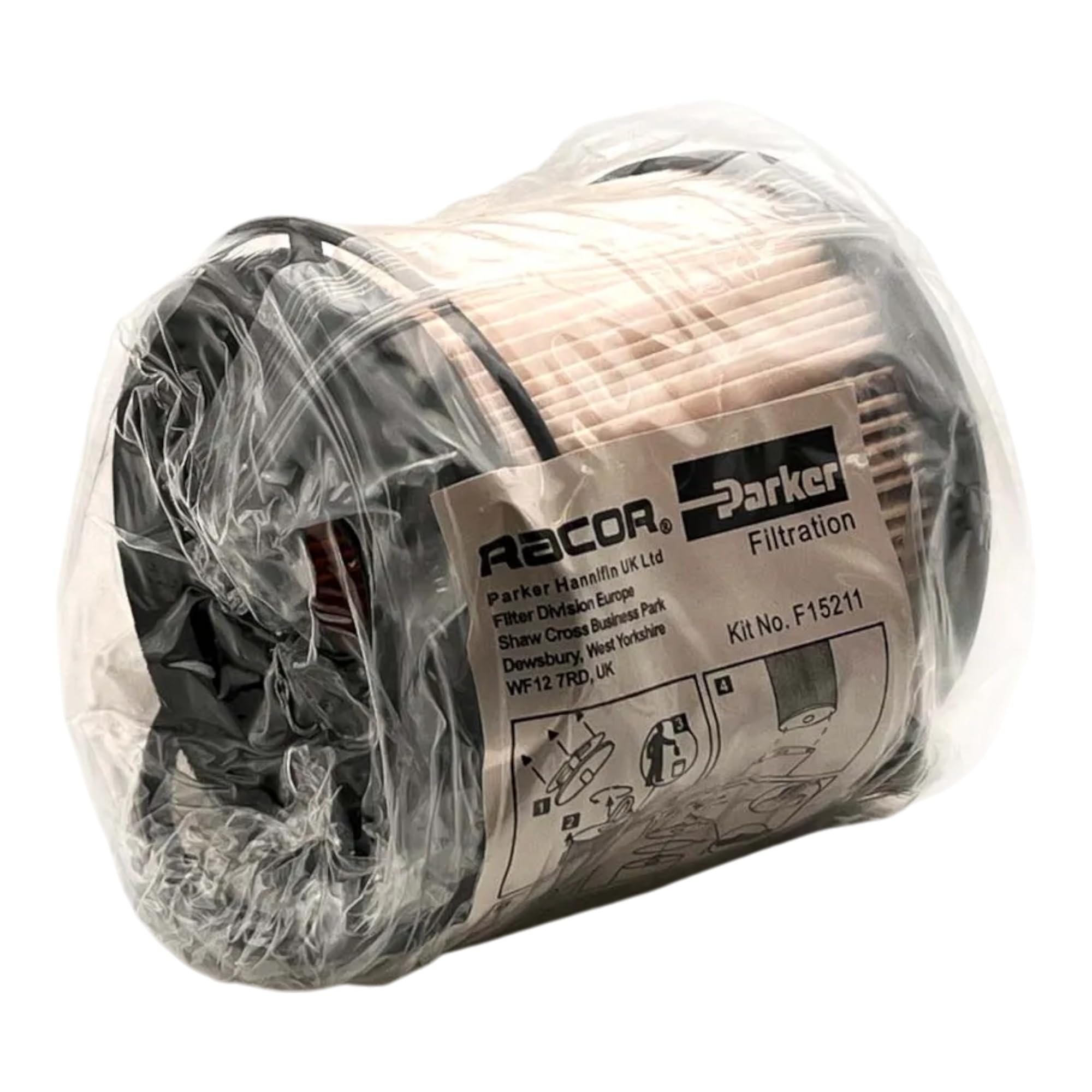 2010TM-OR Filtro Gasolio di Ricambio Originale Serie Turbine 500 | Elemento Filtrante Separatore Acqua Aquabloc 10 Micron (Modello TM) per Motori Diesel, Nautica e Generatori
