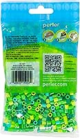 Vista 2 de Perler Cuentas fusibles para manualidades, 1000 unidades, verde joya