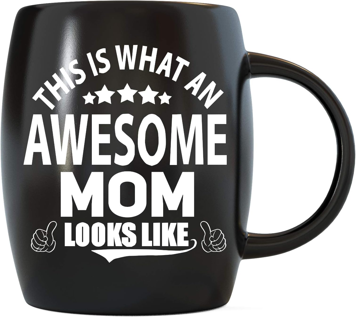 Mug A Day 16oz Large Cool Coffee Mug for Mom Mama What Awesome Mommy Looks Like Funny Novelty Gag Gift Ideas for Worlds #1 Best Mom Ever Tea Cup for Mothers Day Christmas Birthday