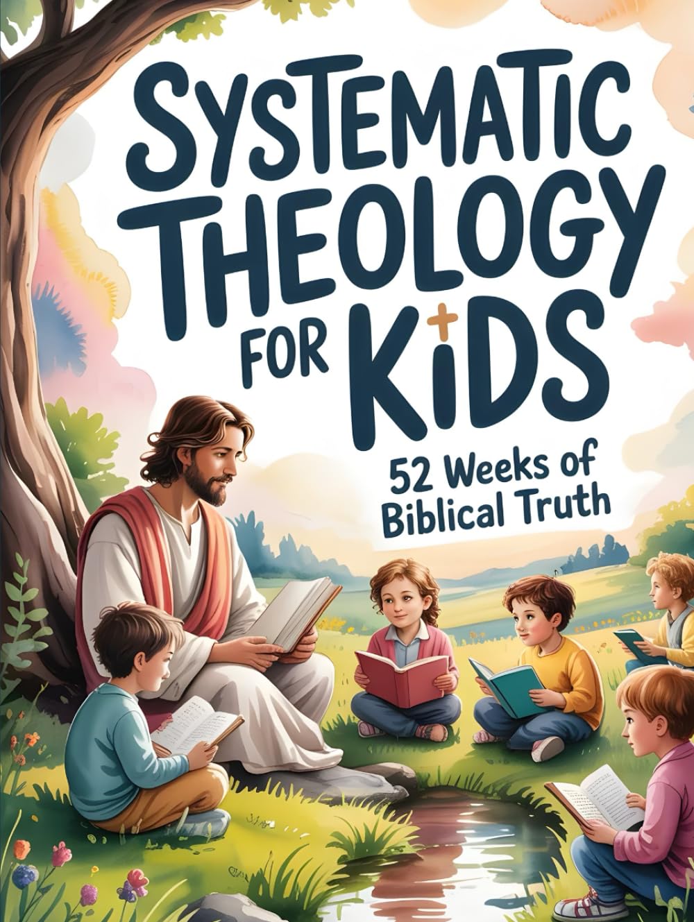 Systematic Theology for Kids: 52 Weeks of Biblical Truth Made Simple with Bible Verses, Clear Explanations, Weekly Lessons, Activities, and Prayers
