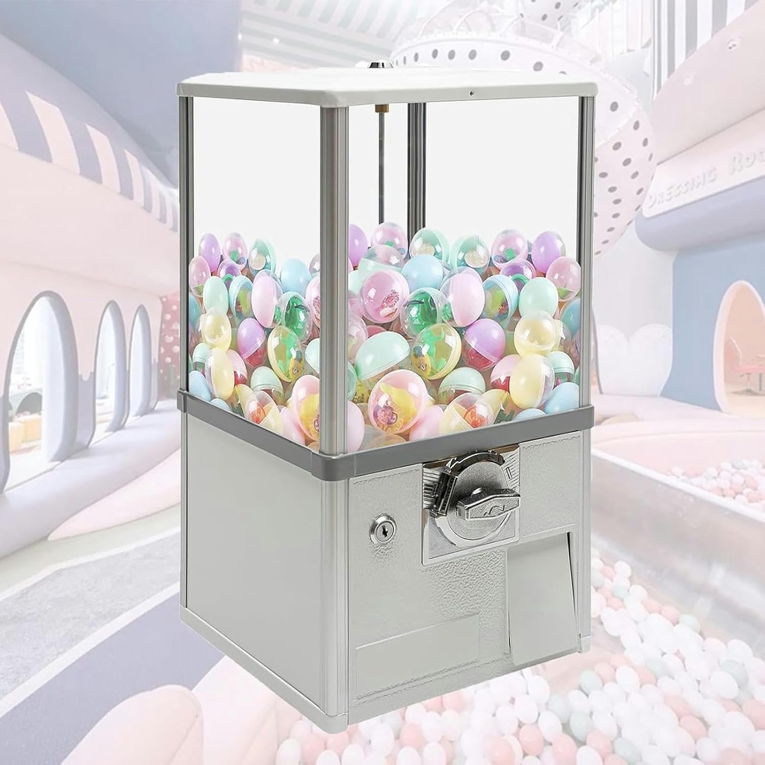 Sweet Sweet Expendator Machine Small Expendary Machine The Chewing Gum Vending Machine Can Contain Around 800-1000 Coins, 200 Eggs Turns ~/