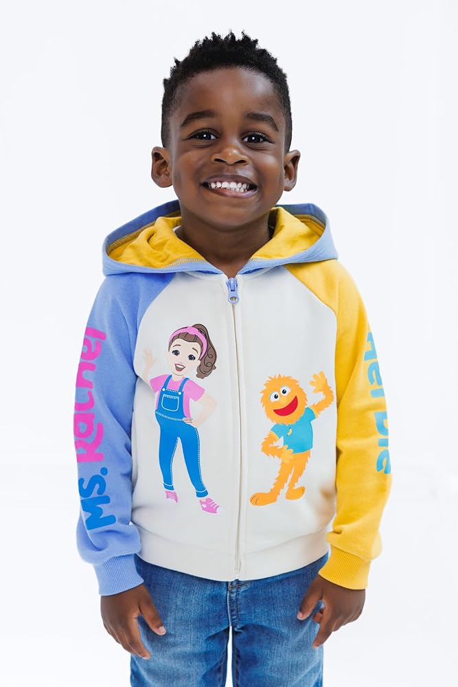 Amazon.com: Ms. Rachel Infant Baby Boys Fleece Zip Up Hoodie Blue