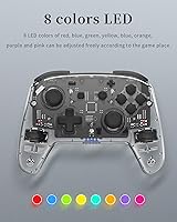 Vista 6 de Controlador de interruptor, controlador profesional para interruptorinterruptor liteinterruptor OLED, turbo ajustable, movimiento de vibración