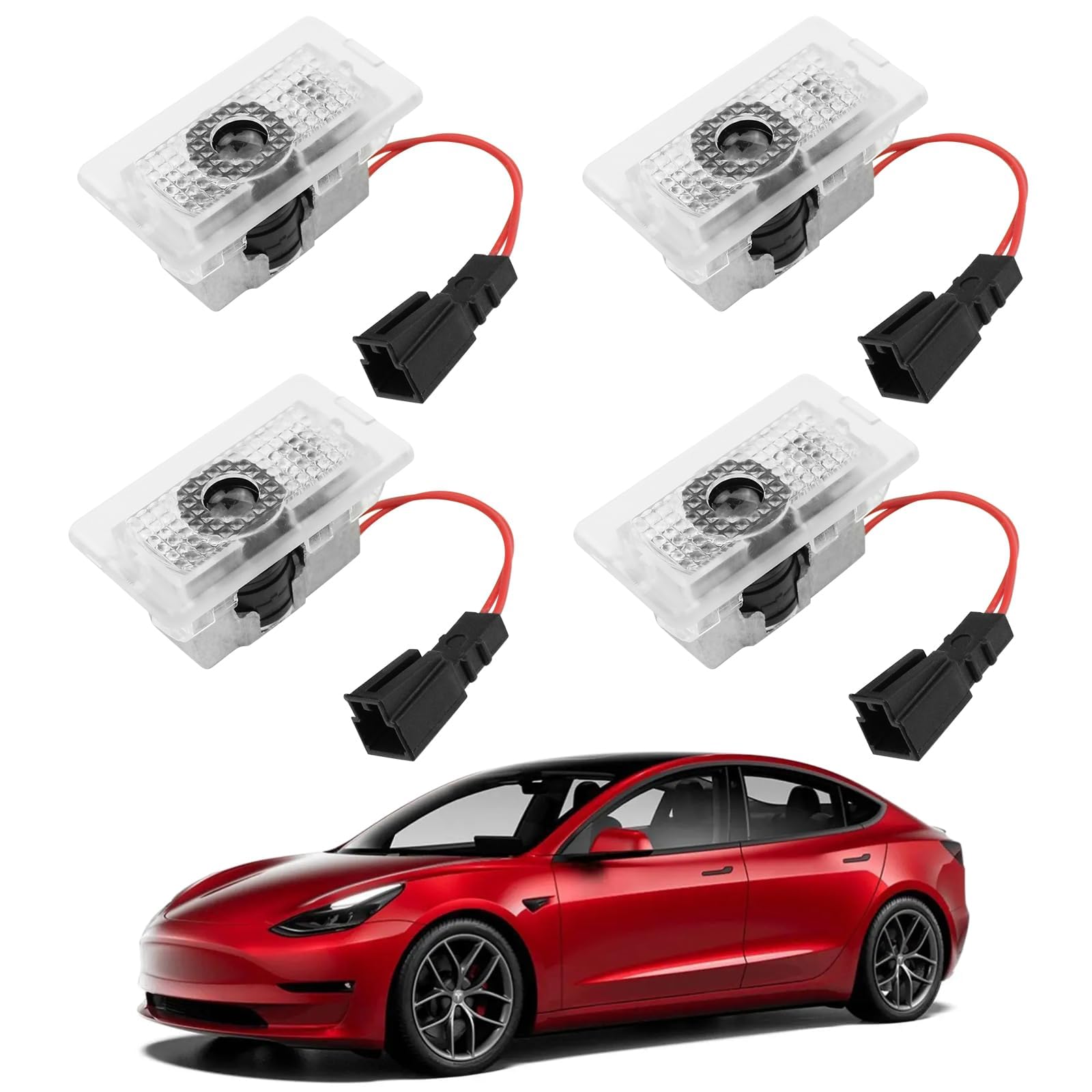 4 LED projektor für Tesla Model S 2012-2022