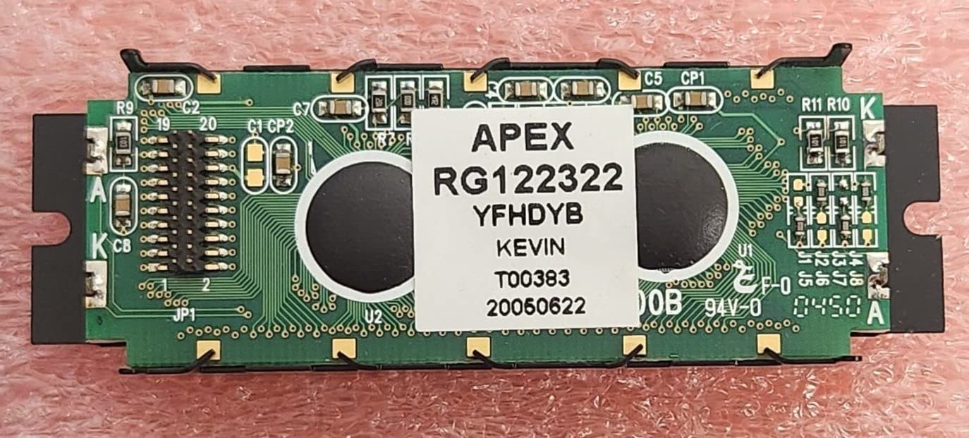 (1 PC) RG122322YFHDYB Display LCD grafico 122x32 Backlight a Led