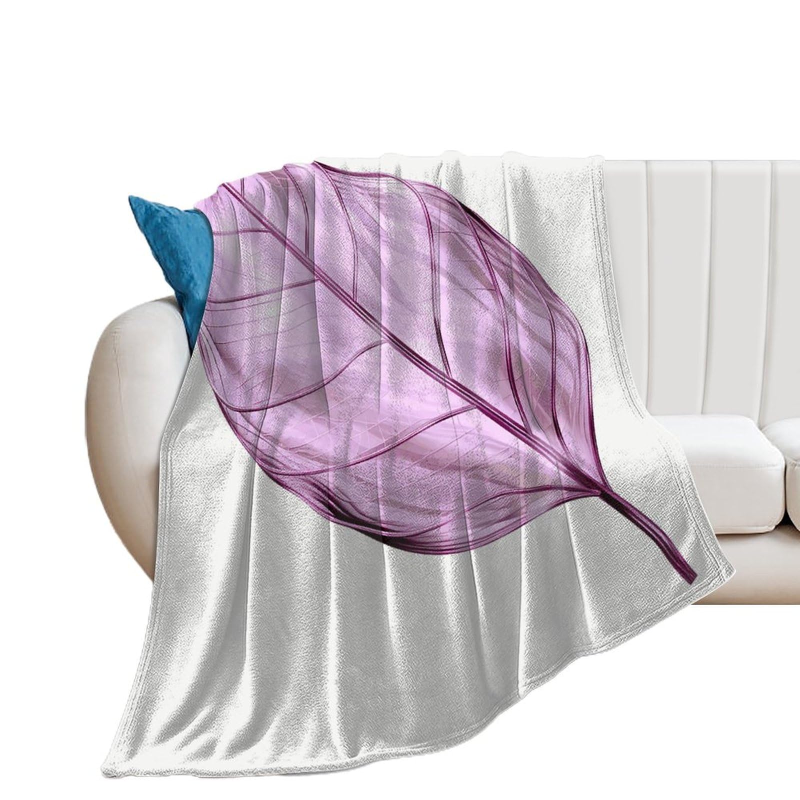 Couverture légère en flanelle pour camping, voyage et moments cocooning sur le canapé