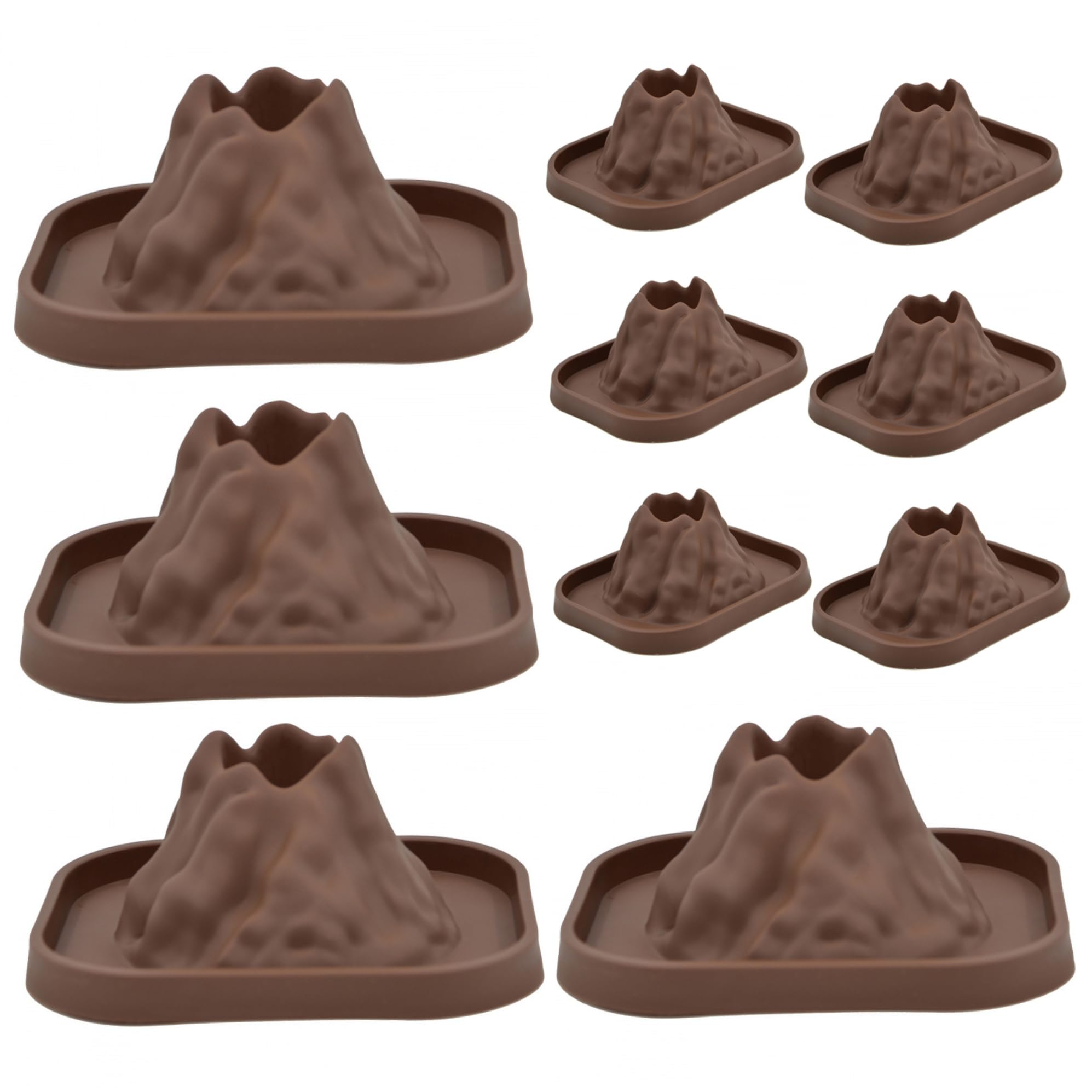 Volcano Model, Reusable Mini Volcano Shells for DIY Science Eruptions, Creative Learning Activities and Geography Experiments, Volcanos Kits for Kids 4-6 Toys and Games