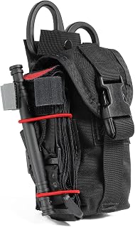 Off Grid Bleeder Blowout Trauma Kit (Black) | Compact Tactical IFAK Ideal for Law Enforcement, Hiking, and Camping