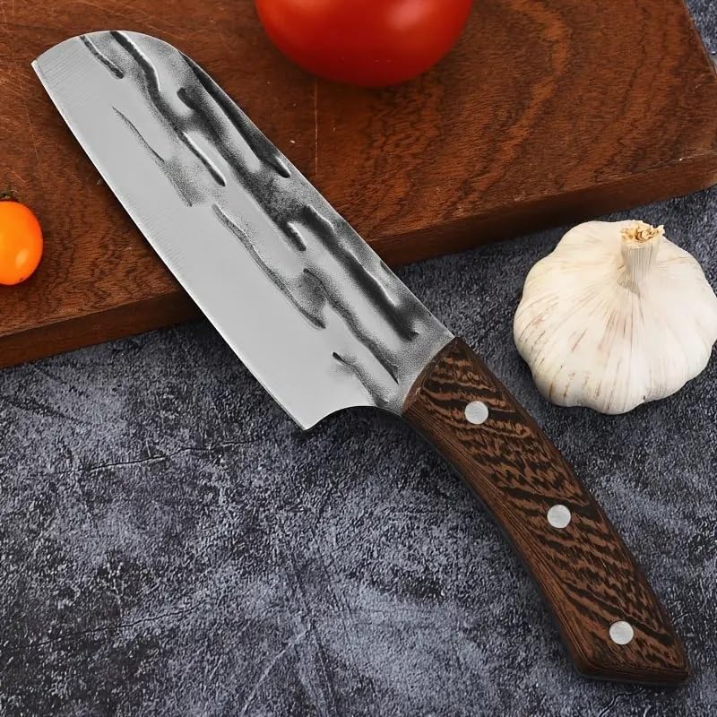 Meat Cleaver,Cleaver Knife Hand Forged Kitchen Knife, Stainless Steel Meat Vegetables Slicing Knife, Professional Butcher Cleaver Knife