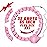 32 Knots Weighted Workout Hoop Plus Size, 65 inch Smart Weighted Hoop for Adults Weight Loss, 2 in 1 Fitness Exercise Hoop for Women and Abdominal Workout Hoop (Pink)