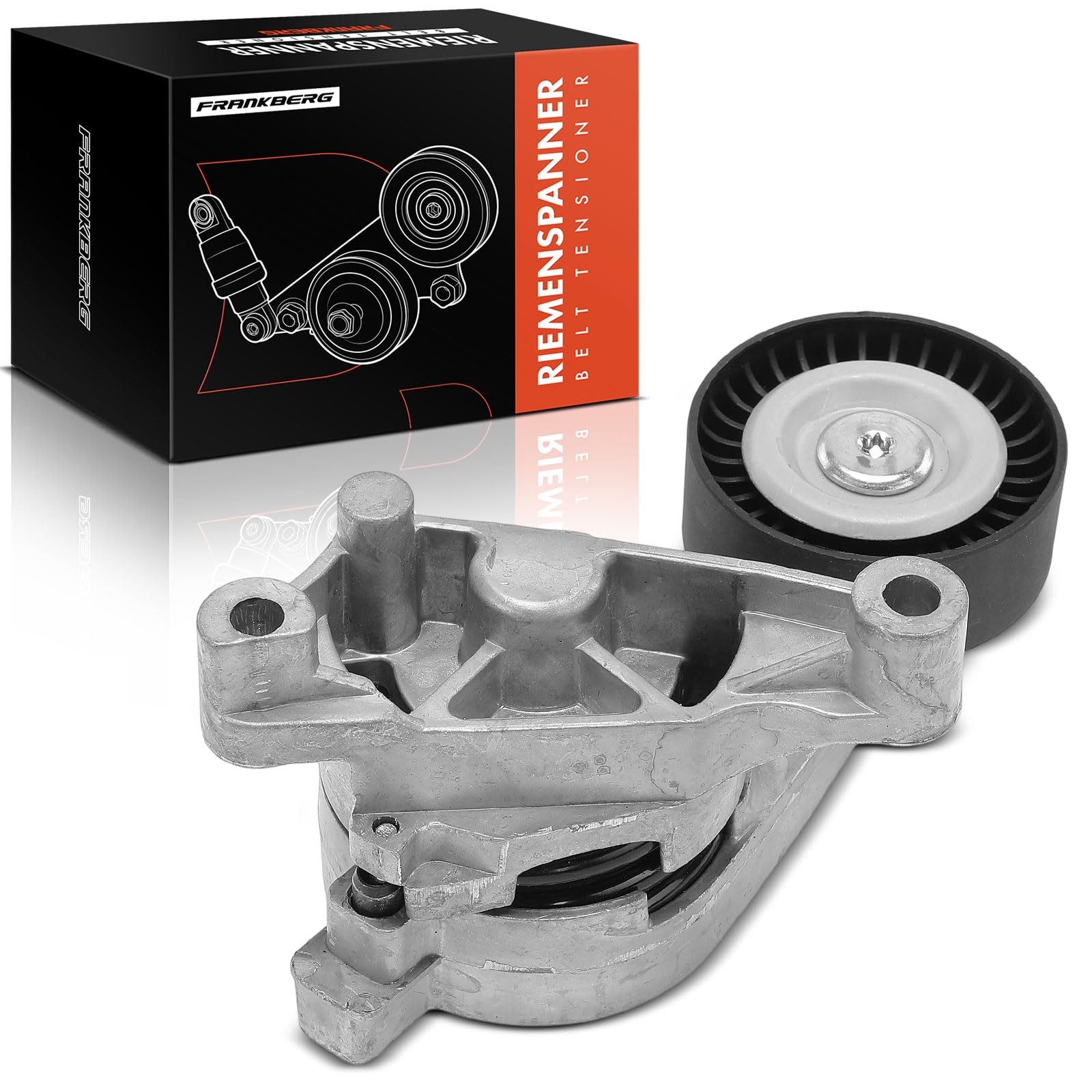Frankberg Riemenspanner Keilrippenriemen für A3 Altea Leon Toledo Octavia Caddy Golf J-e-t-t-a P-a-s-s-a-t T-o-u-r-a-n 1.9L 2.0L Diesel 2003-2020 03G903315A