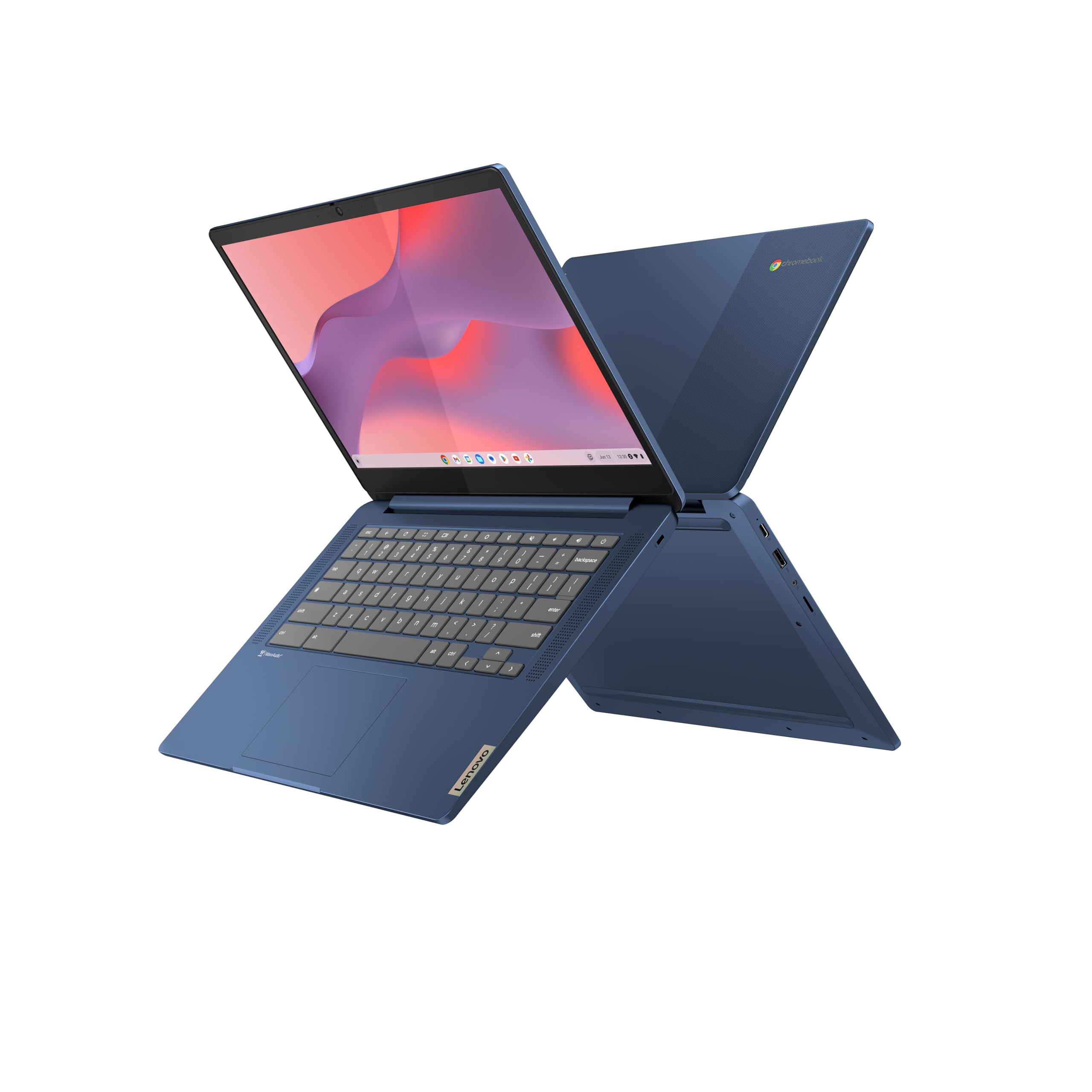 Lenovo IdeaPad Slim 3 Chromebook 14" Full HD Mediatek MT8186 4GB RAM 64GB SSD ARM Mali-G52 Grafik Chrome OS blau