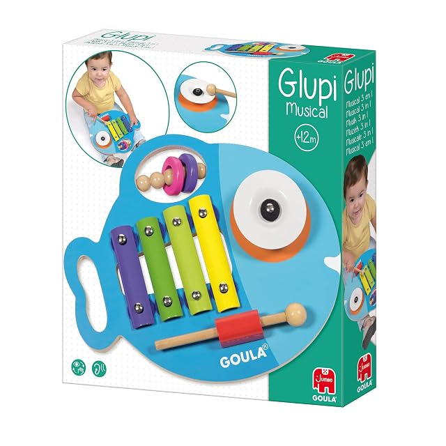 Foto 3 de 6 de Goula- Glupy musical 3 en 1 Juguete musical preescolar para niños a partir de 12 meses